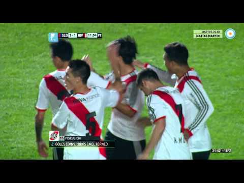 Gol de Pisculichi. San Lorenzo 1 - River 1 | TPD2014 - Fecha 5