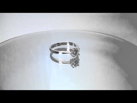 GIA F color 0.54ct SI1 3xEX H&A