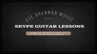 Ste Brennan Music - Skype Guitar Lessons (Rockabilly, Rock&#39;n&#39;Roll, Blues, Country, Jazz, Rock)