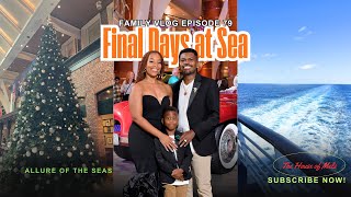 Vlog 79 || ⛈️ We MISSED CocoCay! 2 Final Sea Days on Allure...Goodbye Thanksgiving CRUISE! (Day 7&8)