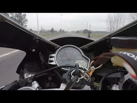 Probando una moto de pista por primera vez - CBR 1000 Repsol 2009