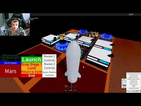 rocket tester building a mars base