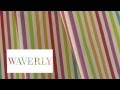 Video of Waverly Line Up Sorbet Fabric #676480