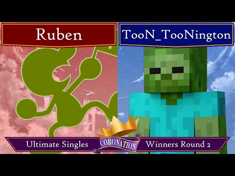 Coronation II Winners Round 2 - Ruben (Mr.  Game & Watch) vs TooN_TooNington (Steve)