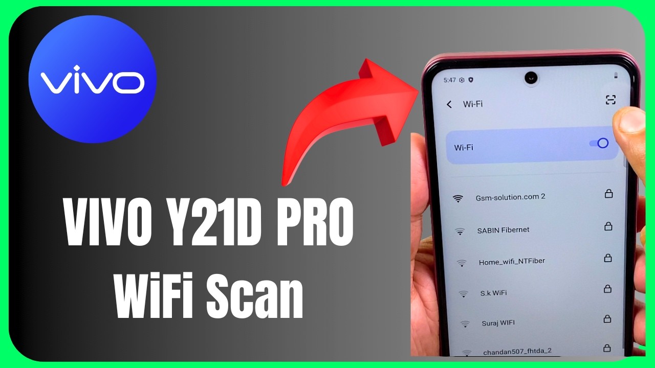 📶 Vivo Y21D WiFi Scan 😱📱 | Find & Connect to WiFi Networks Easily! 🔥