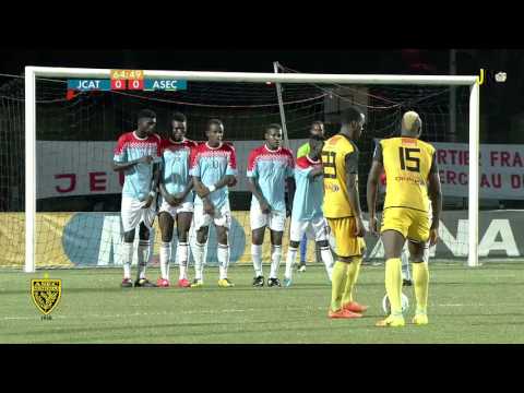 J-16  Ligue 1 JCAT - ASEC Mimosas  résumé