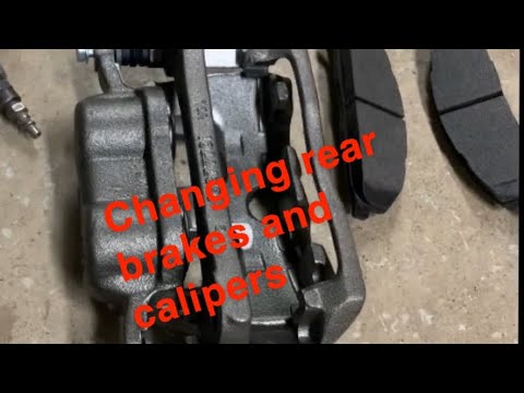 How to change brake pads and calipers on a 2011 Ram 2500.