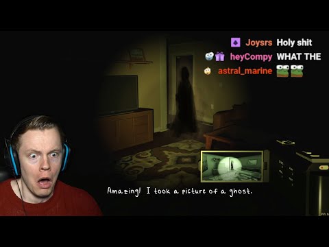 "Amazing. I took a picture of a ghost!"