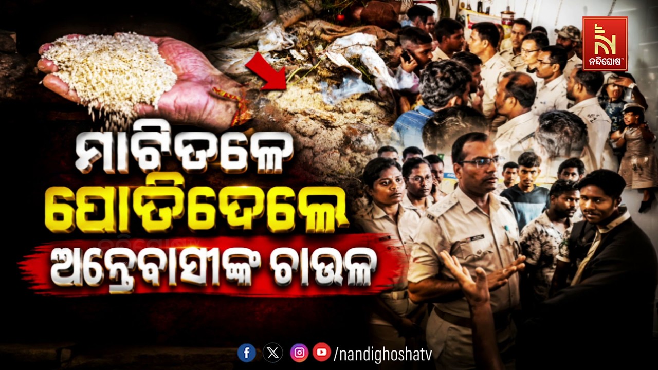 ମାଟି ତଳେ ପୋତିଦେଲେ ଅନ୍ତେବାସୀଙ୍କ ଚାଉଳ | NandighoshaTV