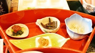 preview picture of video 'Awara Onsen Breakfast 日本海はカレイの干物まつや千千:Gourmet Report グルメレポート'