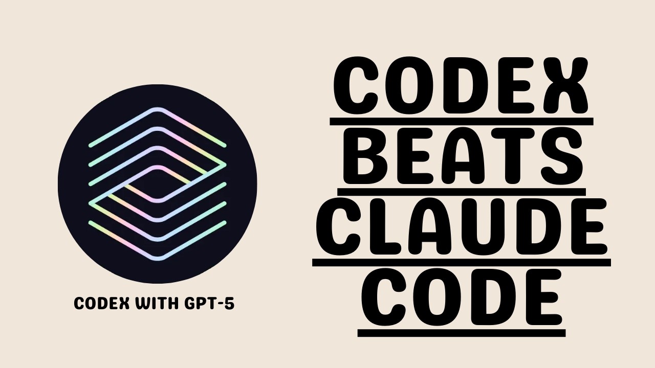 GPT-5 Codex Might ACTUALLY Be Better Than Claude Code