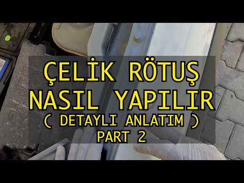 Çelik Rötuş Nasıl Yapılır. Çizik onarım.Çizik giderme