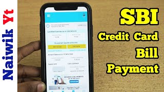 How to Pay SBI Credit card Bill using SBI Card app