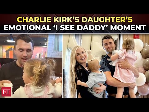 ‘I see daddy!’: Charlie Kirk’s daughter’s heartfelt moment in Erika Kirk’s emotional Instagram video