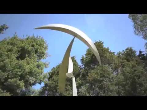 Kinetic Sculpture by Jeff Kahn "Three Moons Rising"