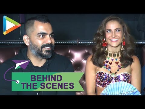 Behind The Scenes: Elli AvRam shoots for remake of iconic 90's song Chamma Chamma