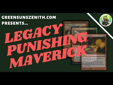 MTG Legacy | Punishing Maverick back on top? | GreenSunsZenith.com - YouTube