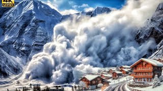 HUGE RISK OF AVALANCHE IN SWITZERLAND 🆘 A WHOLE SWISS VILLAGE IN DANGER