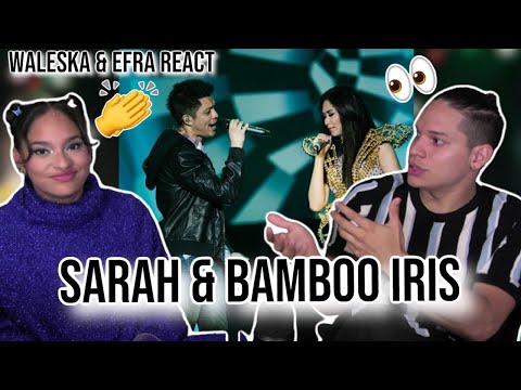 Waleska & Efra react to Sarah Geronimo & Bamboo singing Iris LIVE | REACTION