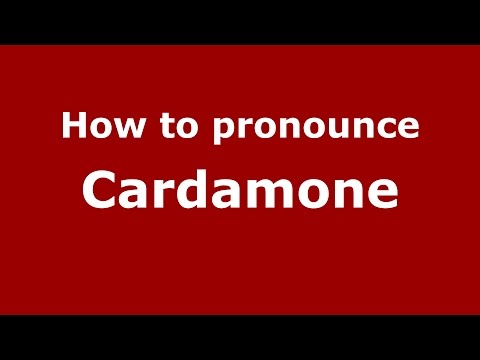 How to pronounce Cardamone (Spanish/Argentina) - PronounceNames.com
