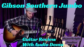 Video thumbnail for This Gibson Southern Jumbo Is Unbelievable! by Hyperbright Studios