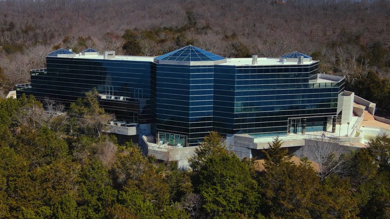 Exploring an $80,000,000 Glass Mansion with Everything Left Inside | Evergreen Crystal Palace