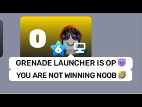 When your opponent uses the grenade launcher in Rivals...