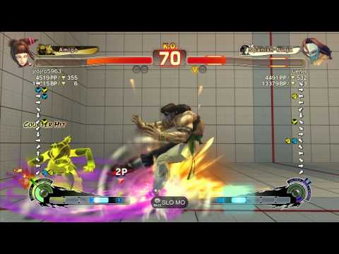 SSF4 AE 2012: jrojro5963 (Juri) vs uenis (Claw) - Xbox Live Ranked Match