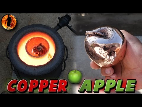 Casting A Solid 5 Pound Copper Apple