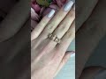 Серебряное кольцо с морганитом nano 3.447ct