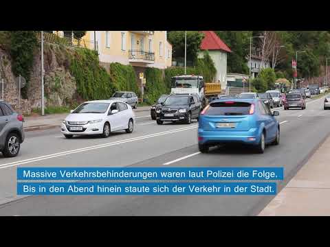 Unfall am Anger in Passau
