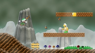 Newer Super Mario Bros Wii -  Mushroom Peaks (Comp