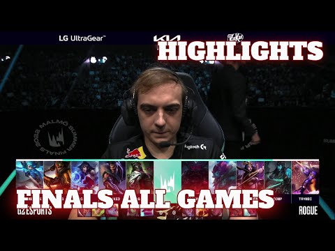 G2 vs RGE - All Games Highlights | Grand Finals S12 LEC Summer 2022 | G2 Esports vs Rogue