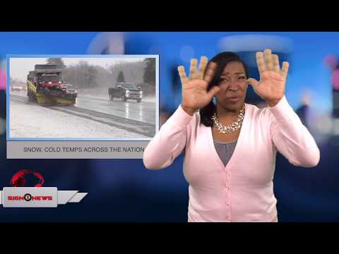 SNOW, COLD TEMPS ACROSS THE NATION (ASL - 12.26.17)