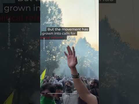 Authorities open fire amid election unrest in Pakistan-administered Kashmir | AJ #shorts