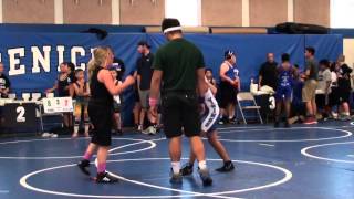 preview picture of video 'Jewels Ko - Benicia Middle School Wrestling (10/29/14)'
