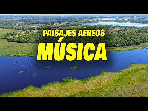 3 horas Corrientes 🌿 Vistas AÉREAS con Música Relajante