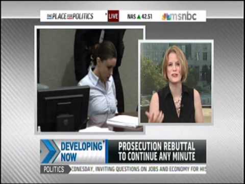 Meg Strickler on MSNBC July 4, 2011 discussing Casey Anthony with Lilia Luciano and Matt Semino
