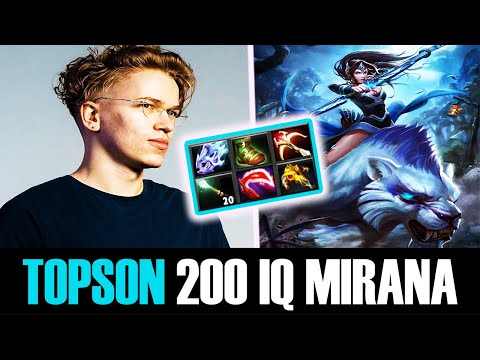 Topson 200 IQ Mirana Gameplay — His Old Favorite Hero back when He's not 2x TI Winner Yet DOTA 2
