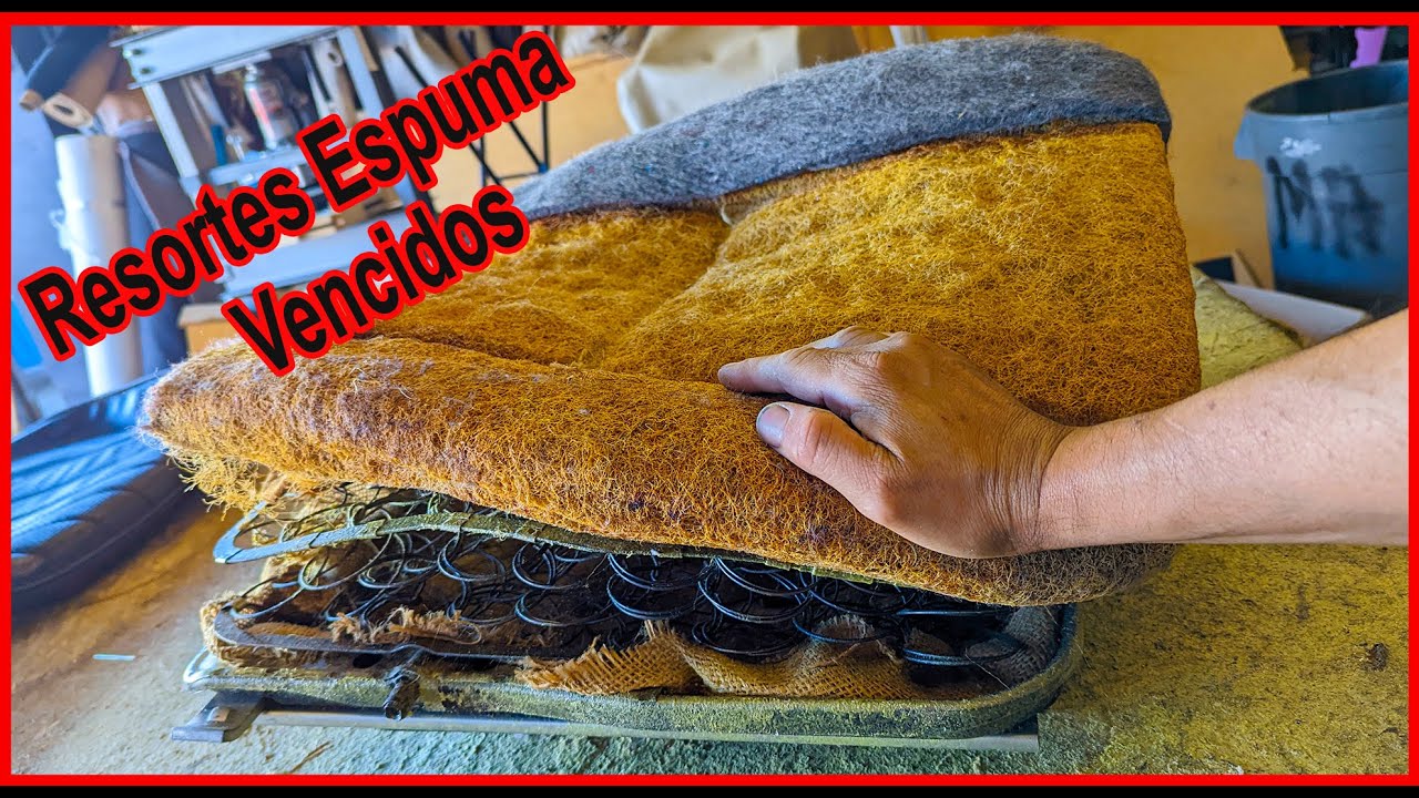 FACIL Reparar Espuma y Resortes vencidos en asientos de auto
