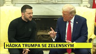 Hádka v Bílém domě: Trump s Vancem chtěli po Zelenském poděkování. Válku pocítíte, opáčil