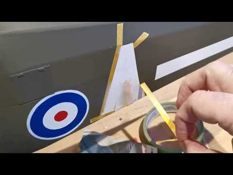 Flair SE5A building blog Squadron markings.