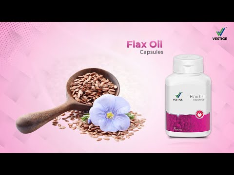 Vestige Flax Oil Capsules (English) | #shorts