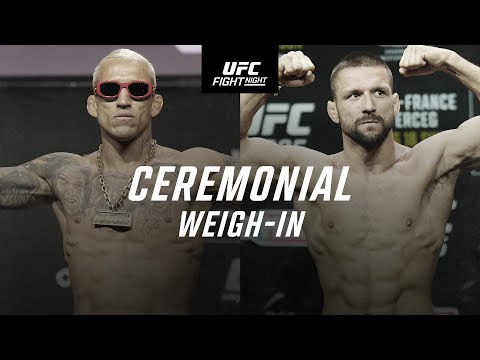 UFC Rio: Ceremonial Weigh-In
