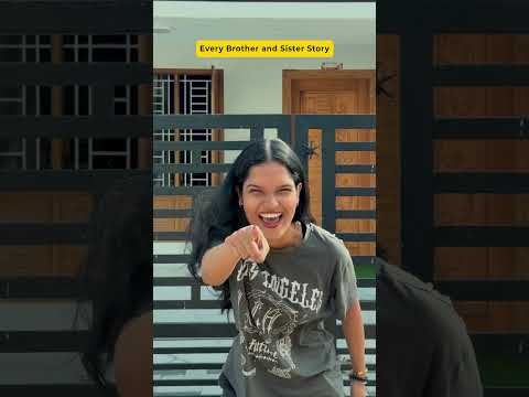 Every Brother and Sister Story 😂 #shorts