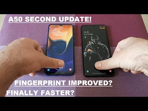 Samsung A50 Fingerprint , UPDATE MAY !FINALLY FASTER?