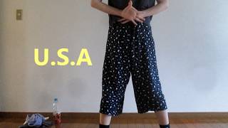 足だけUSA　踊りました！
