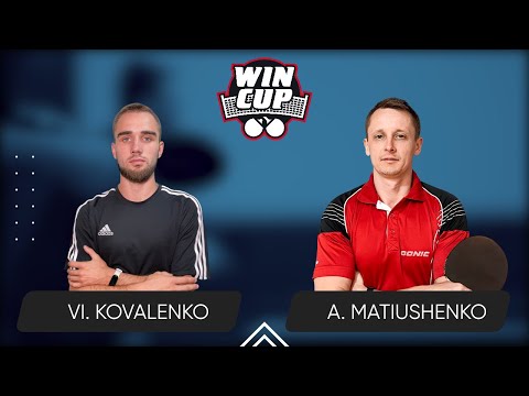 21:45 Viacheslav Kovalenko - Andrii Matiushenko West 6 WIN CUP 24.04.2024 | TABLE TENNIS WINCUP