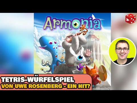 Armonia - Interessantes Tetris-Würfel-Spiel von Uwe Rosenberg
