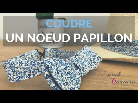 Réaliser facilement un noeud papillon avec patron gratuit